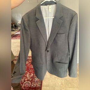 State and Liberty STRETCH Men's Gray Blazer